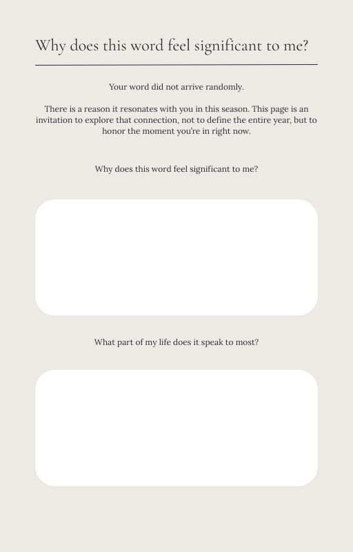 Faith in Bloom: Word of the Year Guide